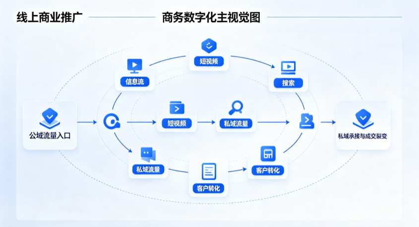 阿克苏市线上商业推广怎么做？全域流量闭环搭建与低成本转化实战指南